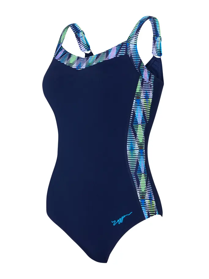 Sale,Clearance, view full size image of Front view of Product detail - Circus Ankor Clipback Swimsuit CRCS
