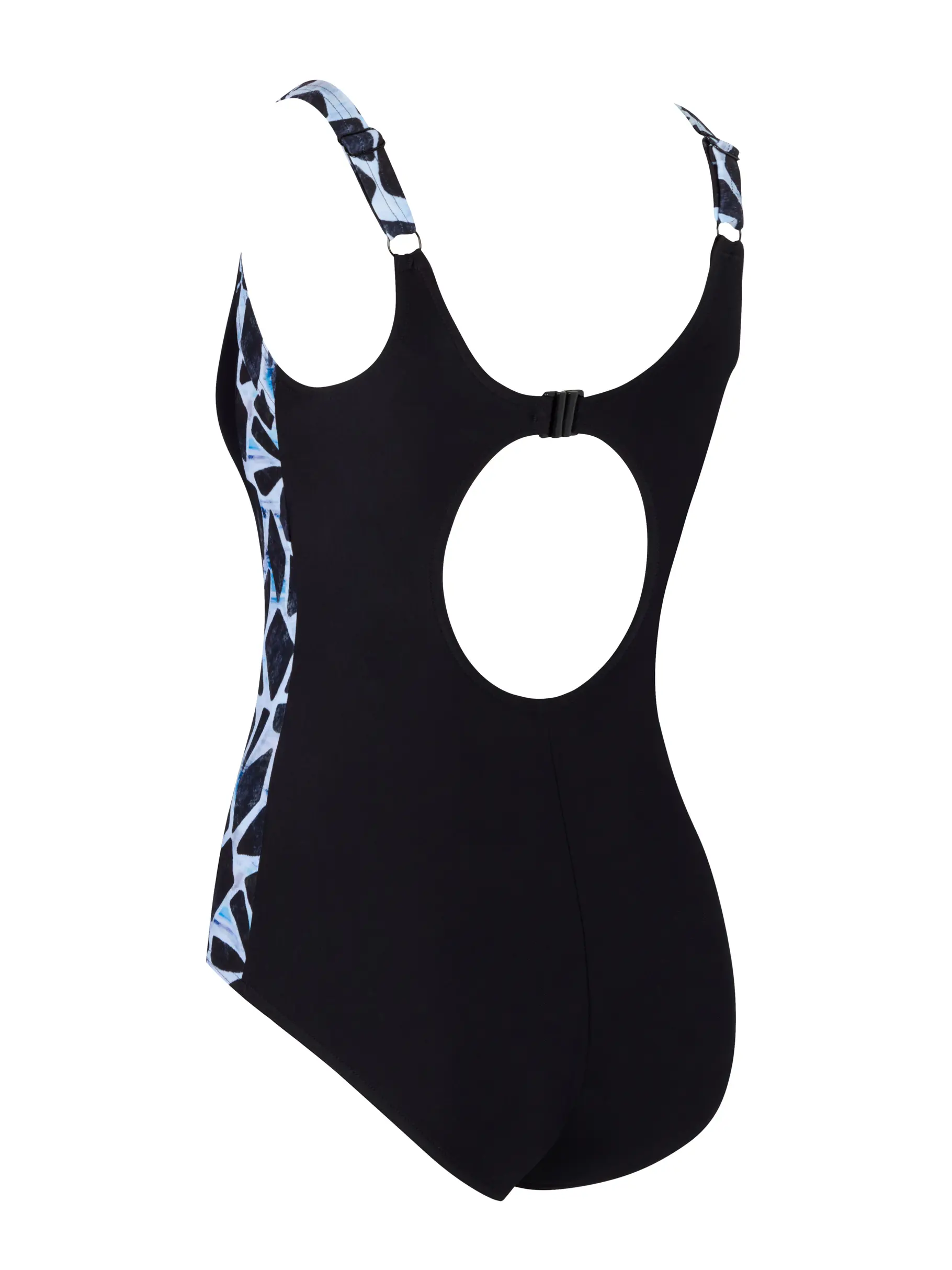 New, view full size image of Front view of Product detail - Womens Moonstone Ankor Clipback Swimsuit MOON