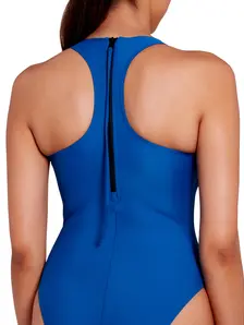 Display front view 5 of Product detail - Cyber Zip Back Swimsuit CYBE