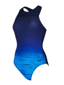 Display front view 5 of Product detail - Honor Zip Back One Piece Swimsuit HONO