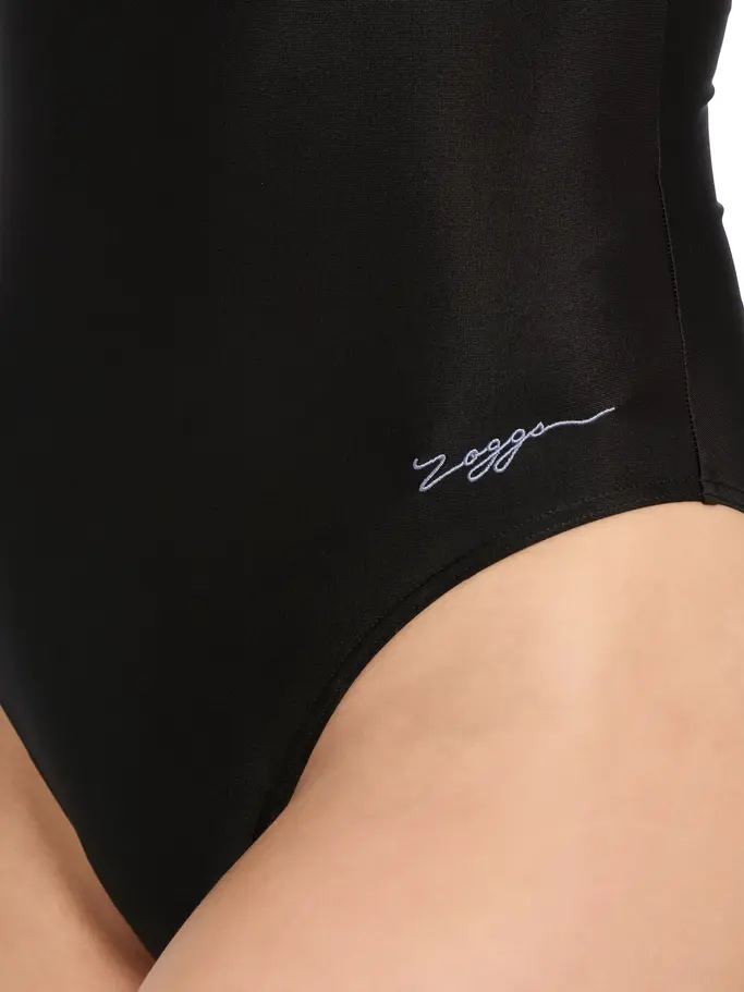 Sale,Clearance, view full size image of Front view of Product detail - Womens Stormy Zip Back Swimsuit STOR