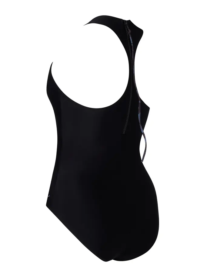 Sale,Clearance, view full size image of Front view of Product detail - Womens Stormy Zip Back Swimsuit STOR