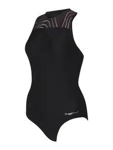 Display front view 4 of Product detail - Womens Terrain Zip Back Swimsuit TERR