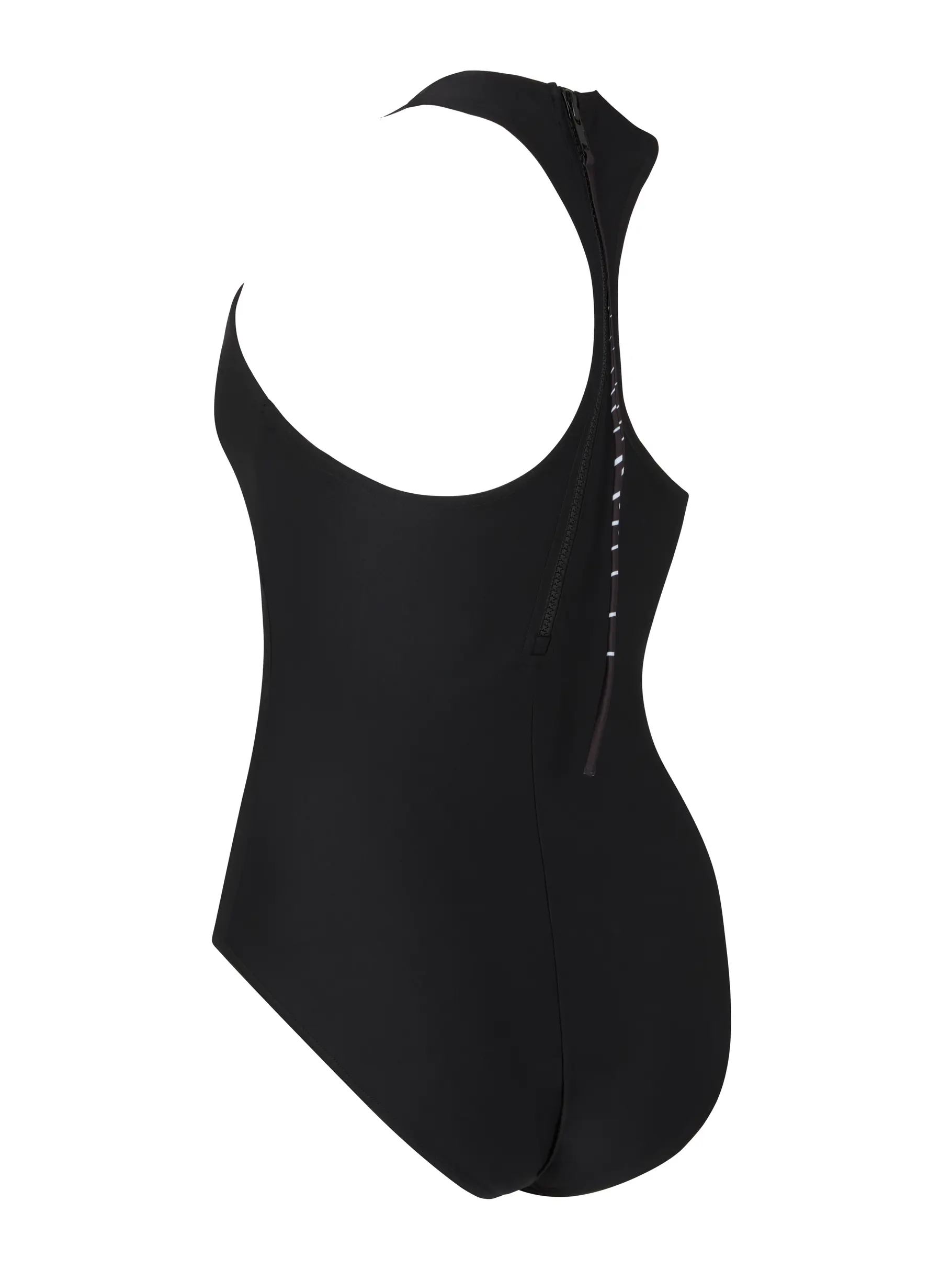 Sale,Clearance, view full size image of Front view of Product detail - Womens Terrain Zip Back Swimsuit TERR
