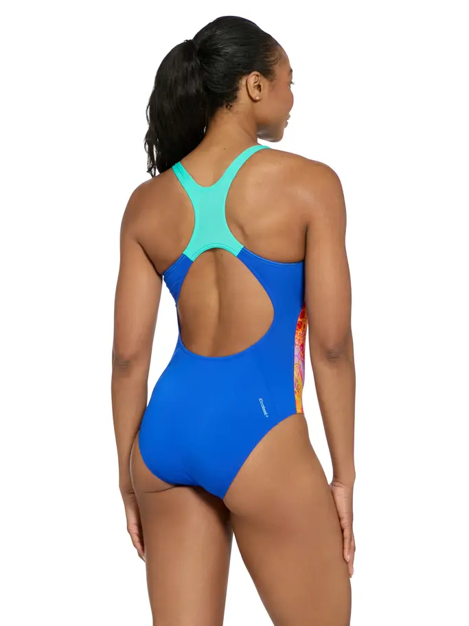Sale,Clearance, view full size image of Front view of Product detail - Jazzy Powerback Swimsuit JAZZ