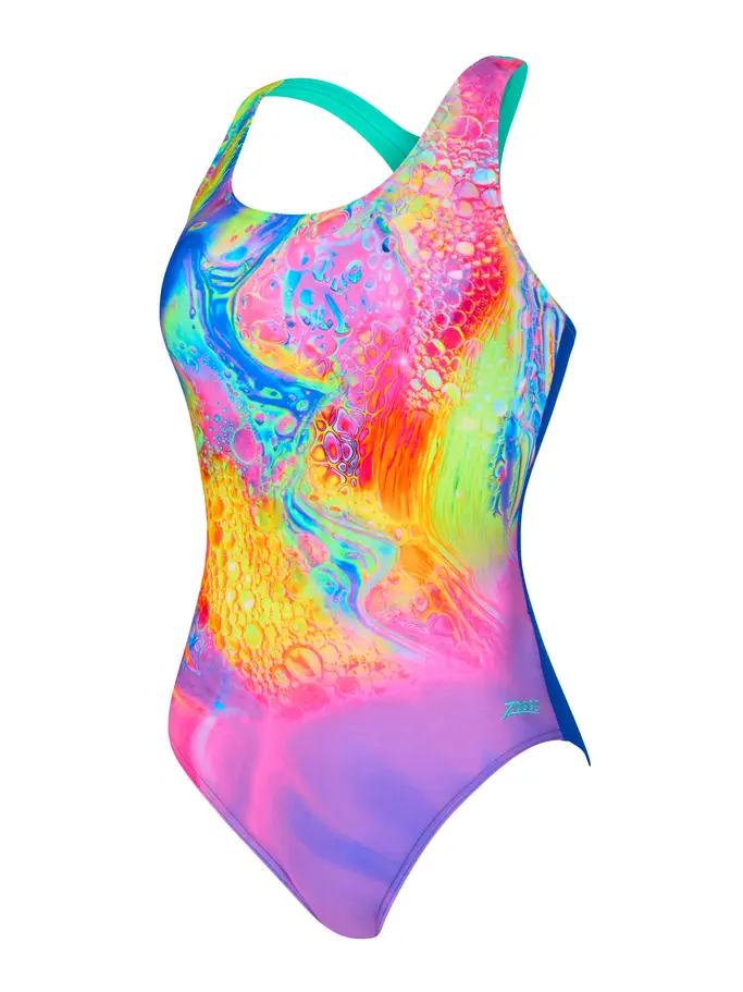 Sale,Clearance, view full size image of Front view of Product detail - Jazzy Powerback Swimsuit JAZZ