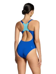 Display front view 2 of Product detail - Womens Spinal Blue Powerback Swimsuit SPIB