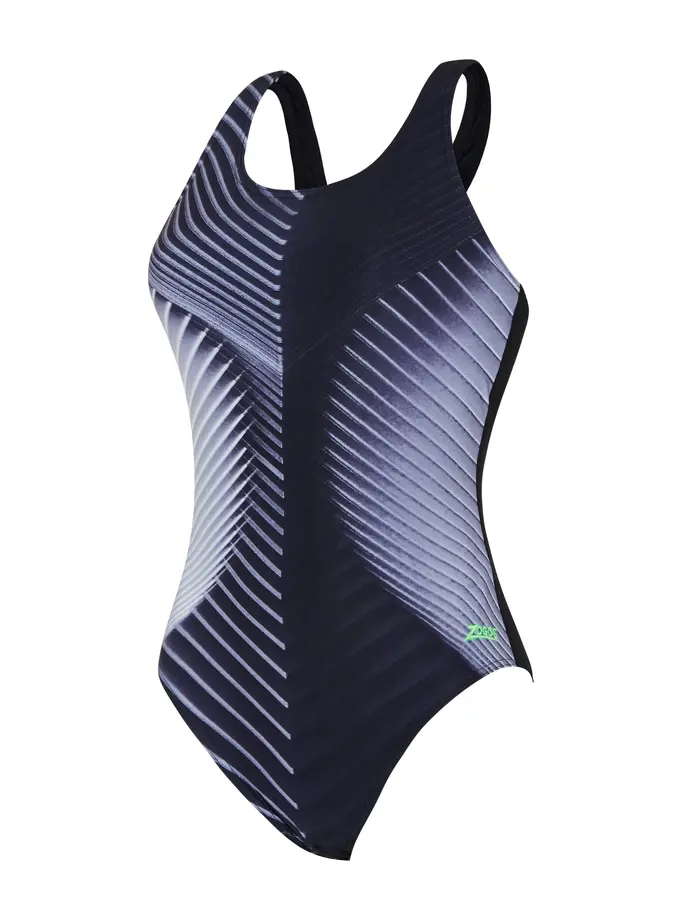 Sale,Clearance, view full size image of Front view of Product detail - Spinal Powerback Swimsuit SPIN