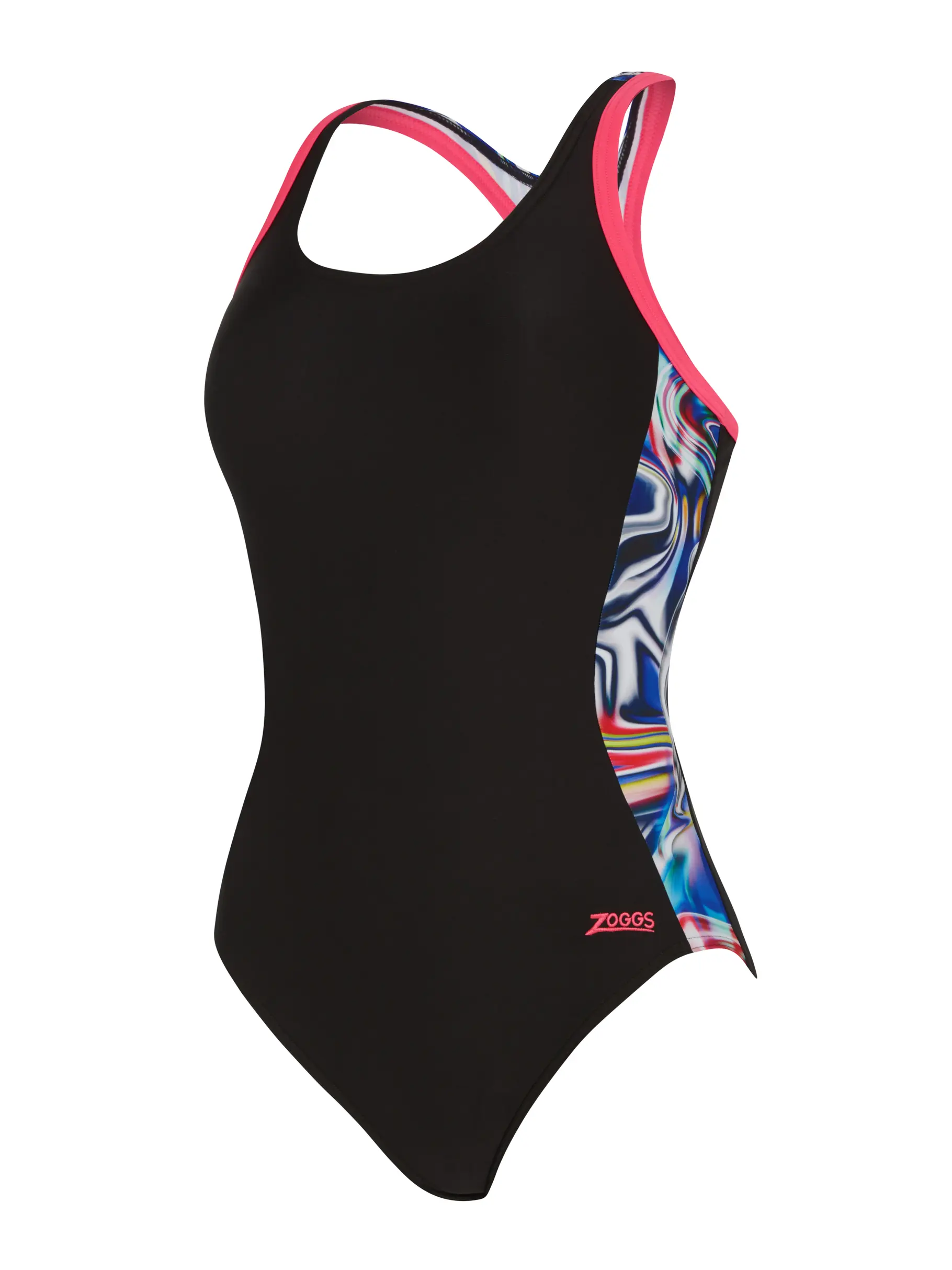 Sale,Clearance, view full size image of Front view of Product detail - Womens Crazy Wash Atom Back Swimsuit CRAW