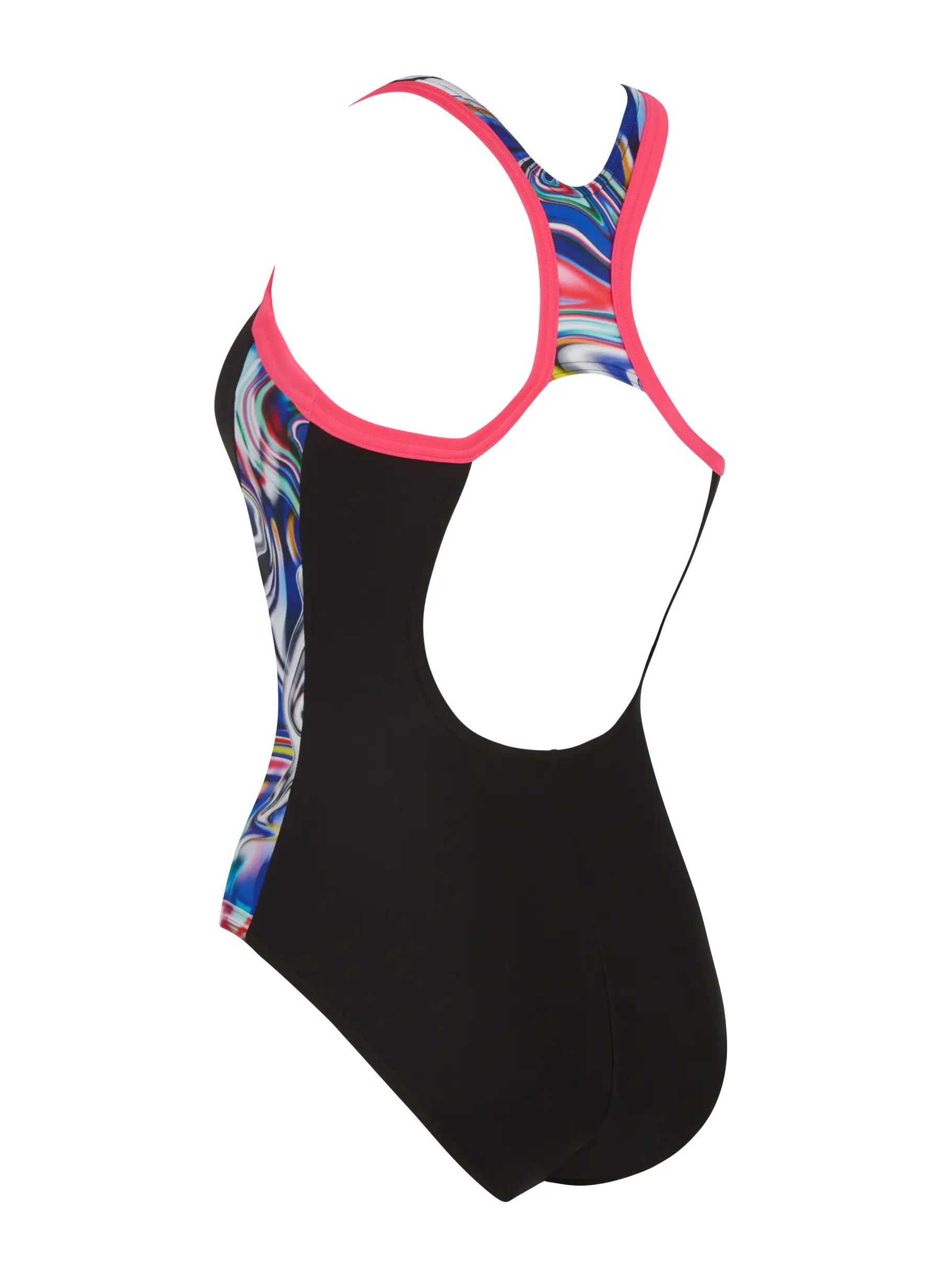 Sale,Clearance, view full size image of Front view of Product detail - Womens Crazy Wash Atom Back Swimsuit CRAW
