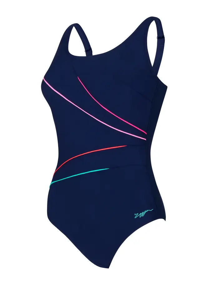 Sale,Clearance, view full size image of Front view of Product detail - Womens Paradiso Adjustable Macmaster Scoopback Swimsuit PRDS