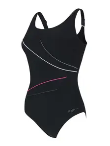 Display front view 5 of Product detail - Womens Safari Leaf Macmasters Adjustable Scoopback Swimsuit SAFA