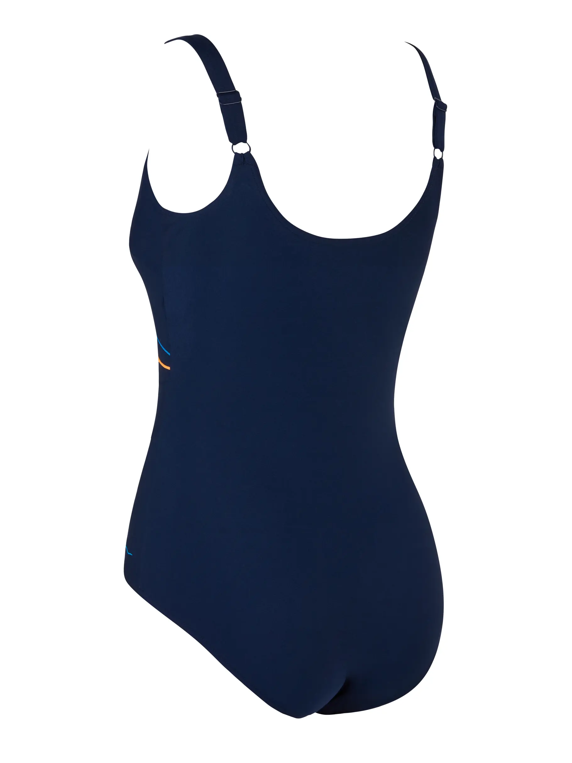 Sale,Clearance, view full size image of Front view of Product detail - Spatial Adjustable Macmasters Scoopback Swimsuit SPAT
