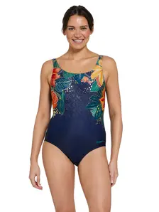 Display front view 1 of Product detail - Womens Mandira Adjustable Scoopback Swimsuit MAND