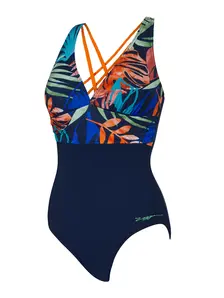 Display front view 6 of Product detail - Elegance Braid Crossback Swimsuit ELEG