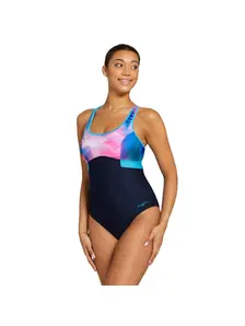 Display front view 4 of Product detail - Womens Flashdrive Dakota Crossback Swimsuit FLDR
