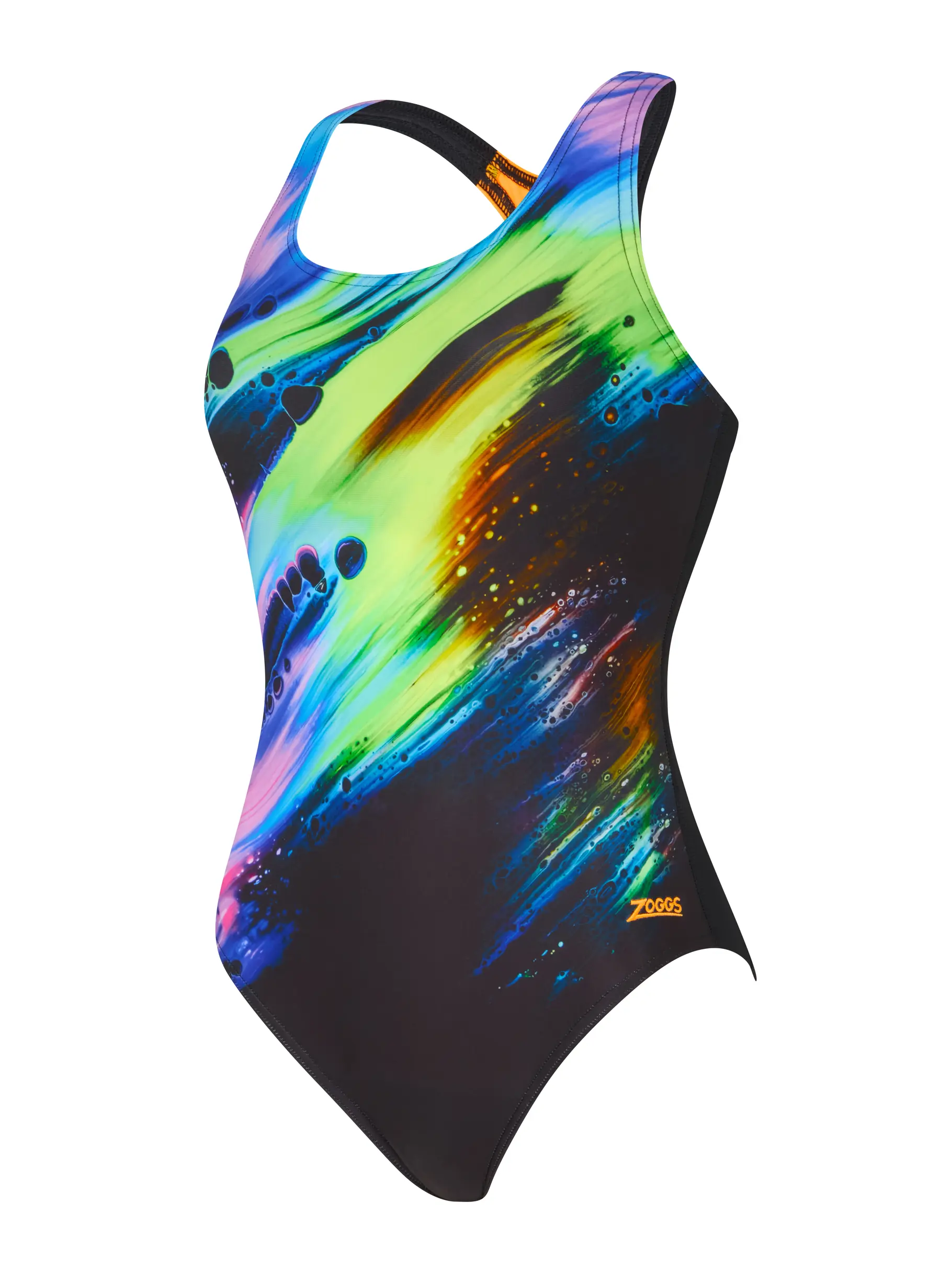Sale,Clearance, view full size image of Front view of Product detail - Womens Gleaming Powerback Swimsuit GLEA