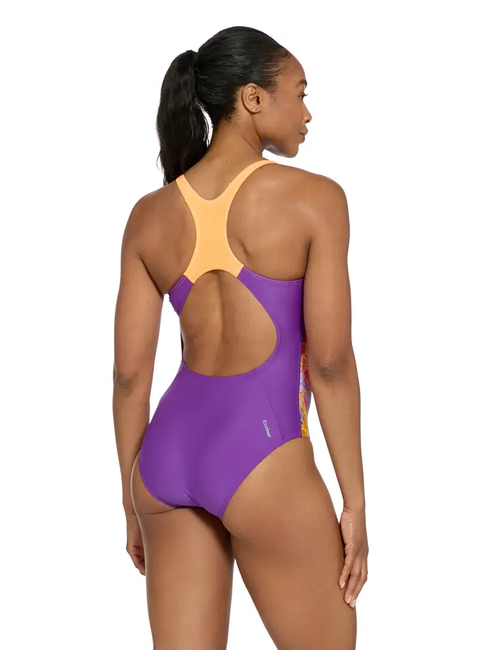 Sale,Clearance, view full size image of Front view of Product detail - Womens Jazzy Powerback Swimsuit JAZZ