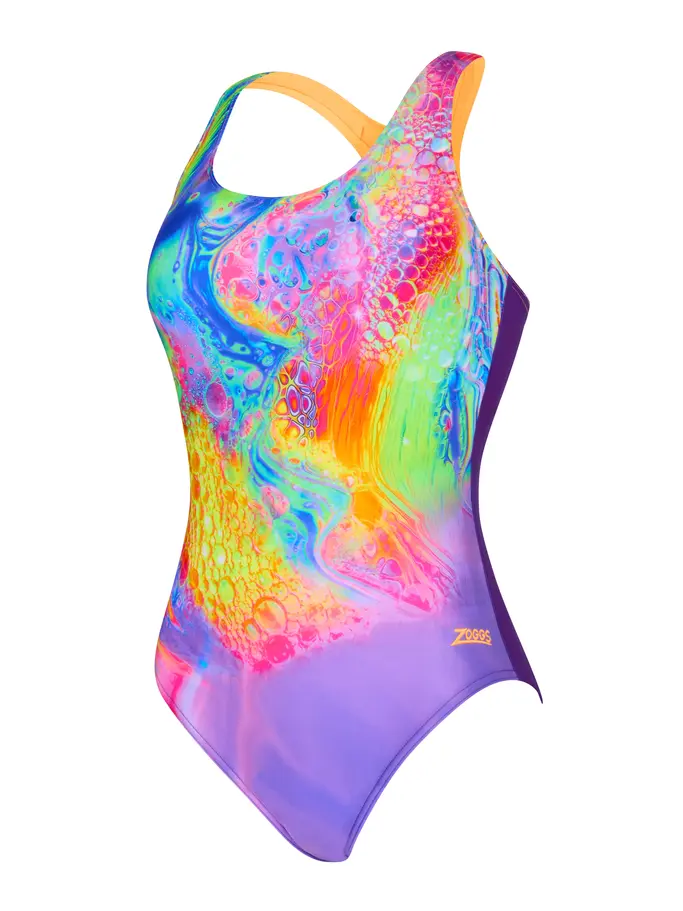Sale,Clearance, view full size image of Front view of Product detail - Womens Jazzy Powerback Swimsuit JAZZ