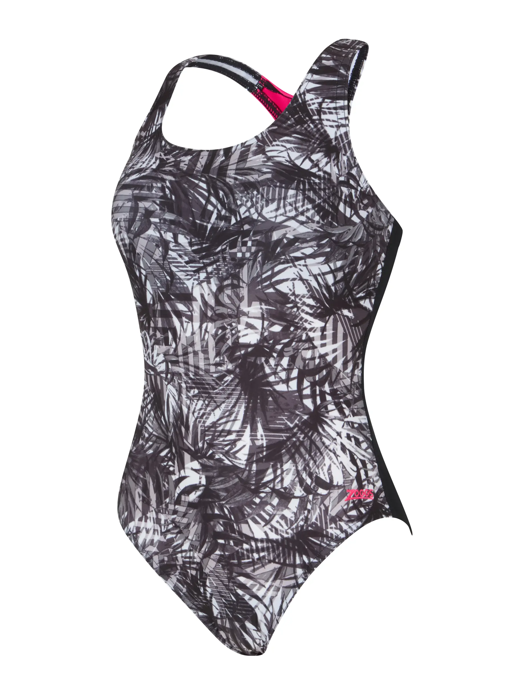 Sale,Clearance, view full size image of Front view of Product detail - Womens Tropicana Powerback Swimsuit TROP