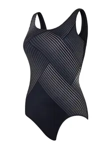 Display front view 5 of Product detail - Womens Seafarer Scoopback Swimsuit SEAF