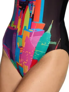 Display front view 3 of Product detail - Womens Skyscraper Sprintback Swimsuit SKYS