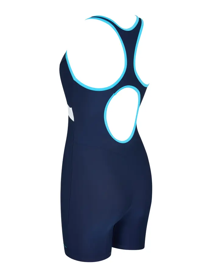 Sale,Clearance, view full size image of Front view of Product detail - Womens Boronia Nelson Legsuit Swimsuit BORO