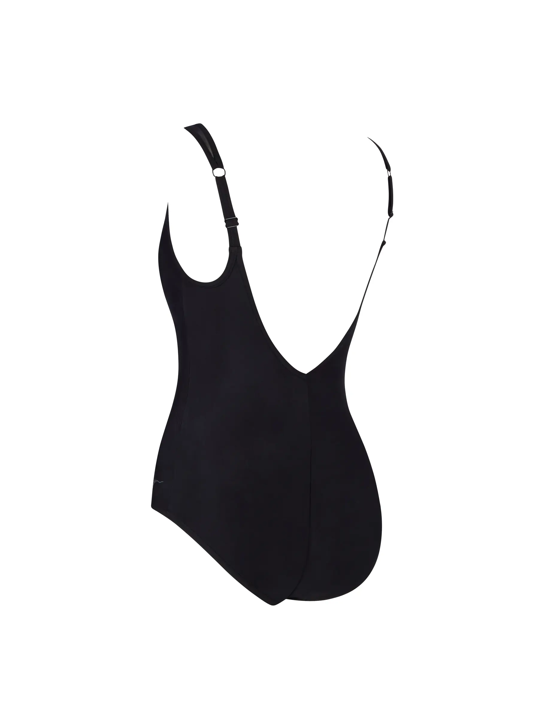Sale,Clearance, view full size image of Front view of Product detail - Womens Rustique Mesh V Back Swimsuit RUST
