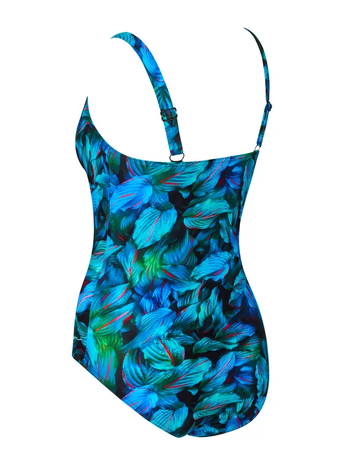 Sale,Clearance, view full size image of Front view of Product detail - Mystic Underwire Classicback Swimsuit MYST