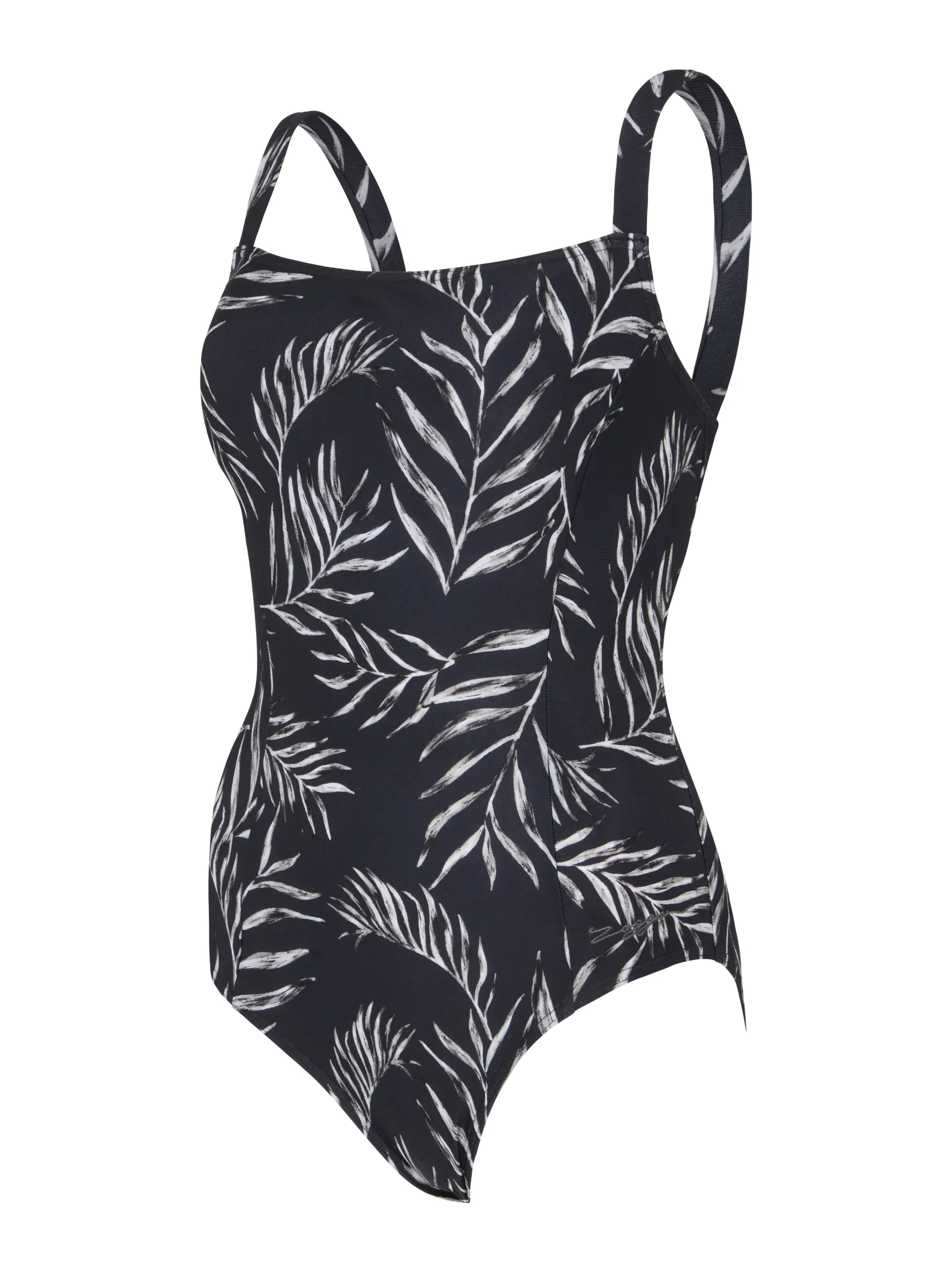 Sale,Clearance, view full size image of Front view of Product detail - Safari Leaf Underwire Classicback Swimsuit SAFA