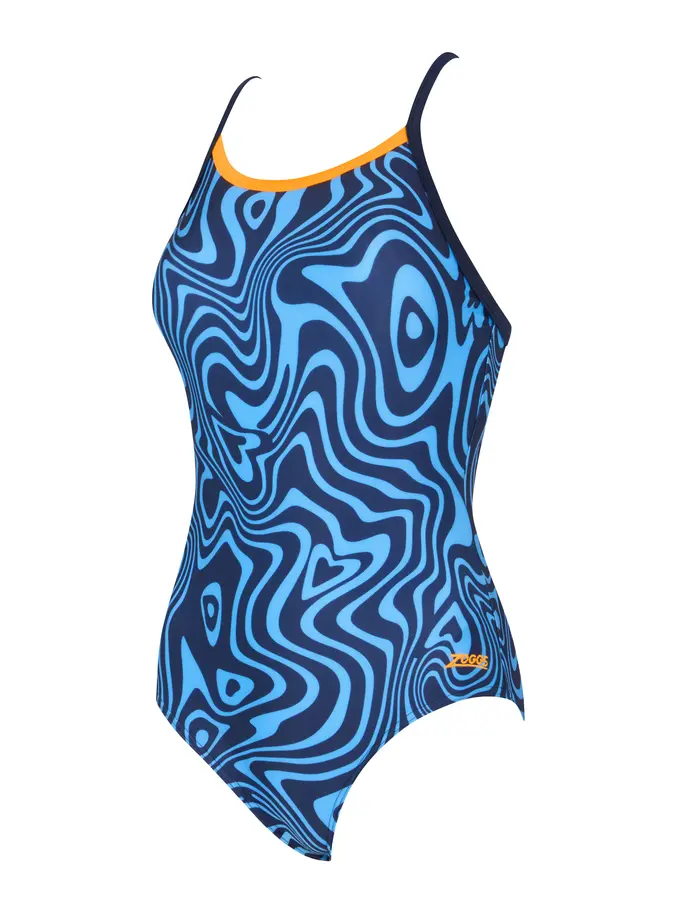 Sale,Clearance, view full size image of Front view of Product detail - Womens Fever Strikeback Swimsuit FENV