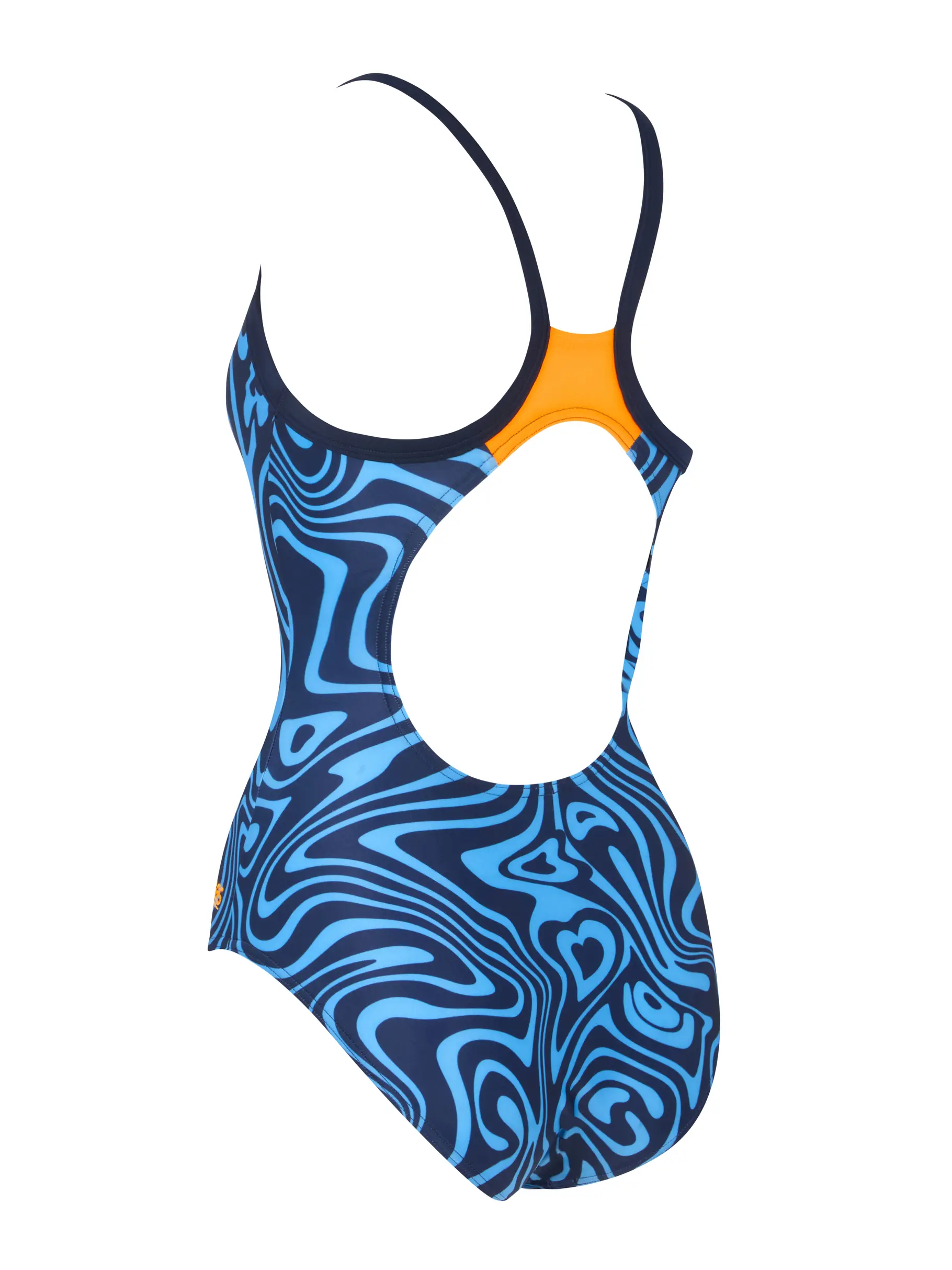 Sale,Clearance, view full size image of Front view of Product detail - Womens Fever Strikeback Swimsuit FENV
