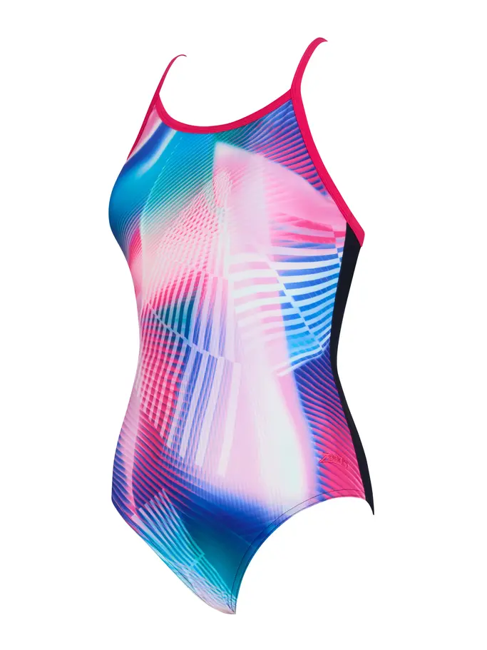 New, view full size image of Front view of Product detail - Womens Flashdrive Strikeback Swimsuit FLDR