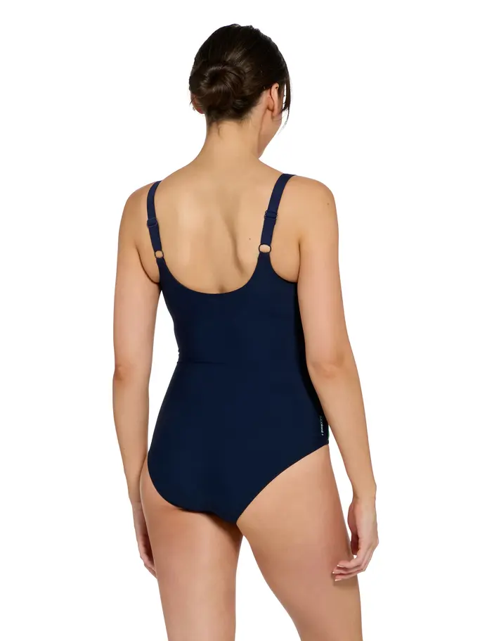 Sale,Clearance, view full size image of Front view of Product detail - Womens Circus Sandon Adjustable Scoopback Swimsuit CRCS