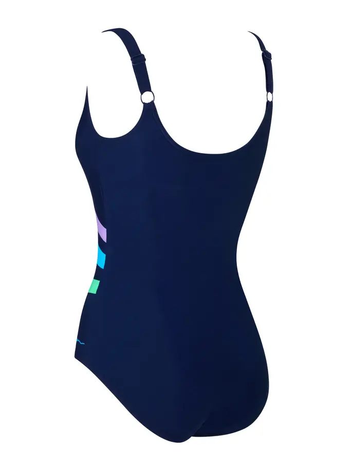 Sale,Clearance, view full size image of Front view of Product detail - Womens Circus Sandon Adjustable Scoopback Swimsuit CRCS