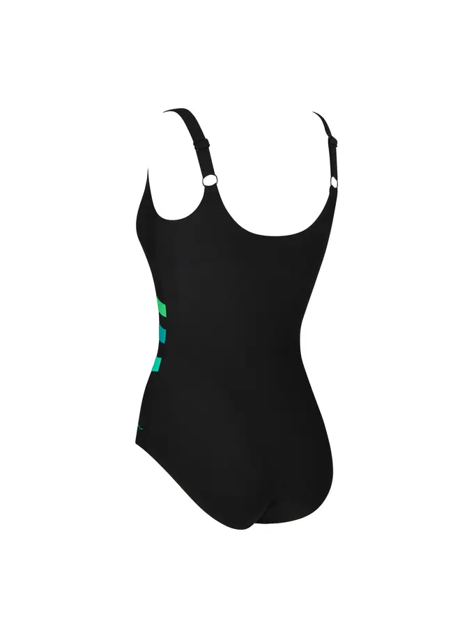 New, view full size image of Front view of Product detail - Womens Sandon Adjustable Scoopback Swimsuit EVER