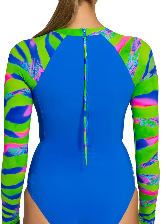 New, view full size image of Front view of Product detail - Womens Jungle Waver Paddle Suit JNWA