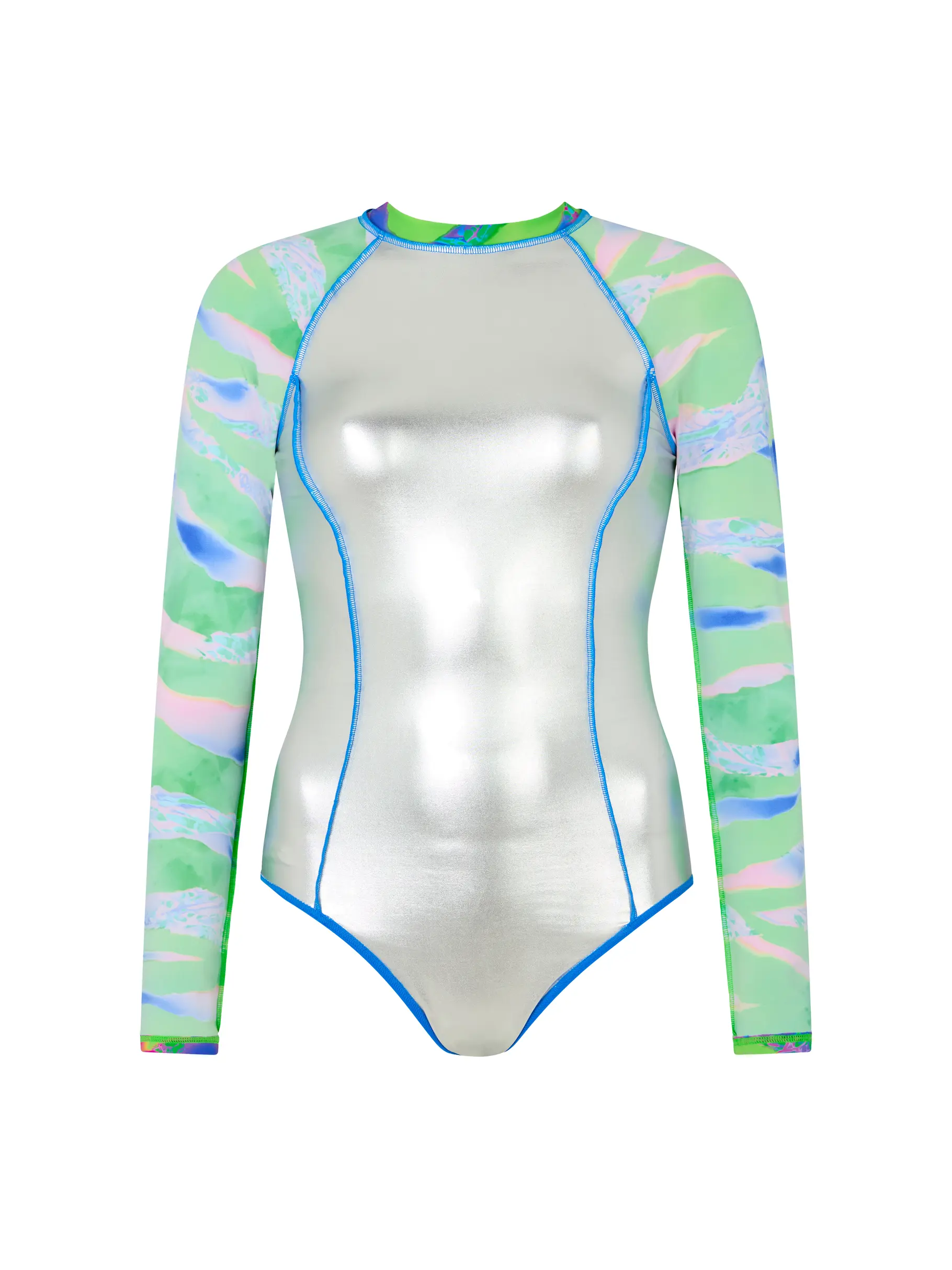 New, view full size image of Front view of Product detail - Womens Jungle Waver Paddle Suit JNWA