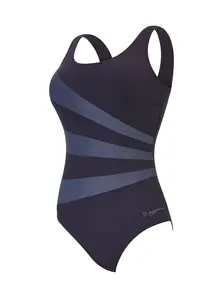 Display front view 4 of Product detail - Womens Sandon Scoopback Swimsuit black