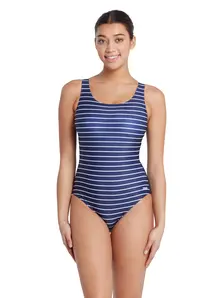 Display front view 1 of Product detail - Womens Yarra Scoopback One Piece Swimsuit navy