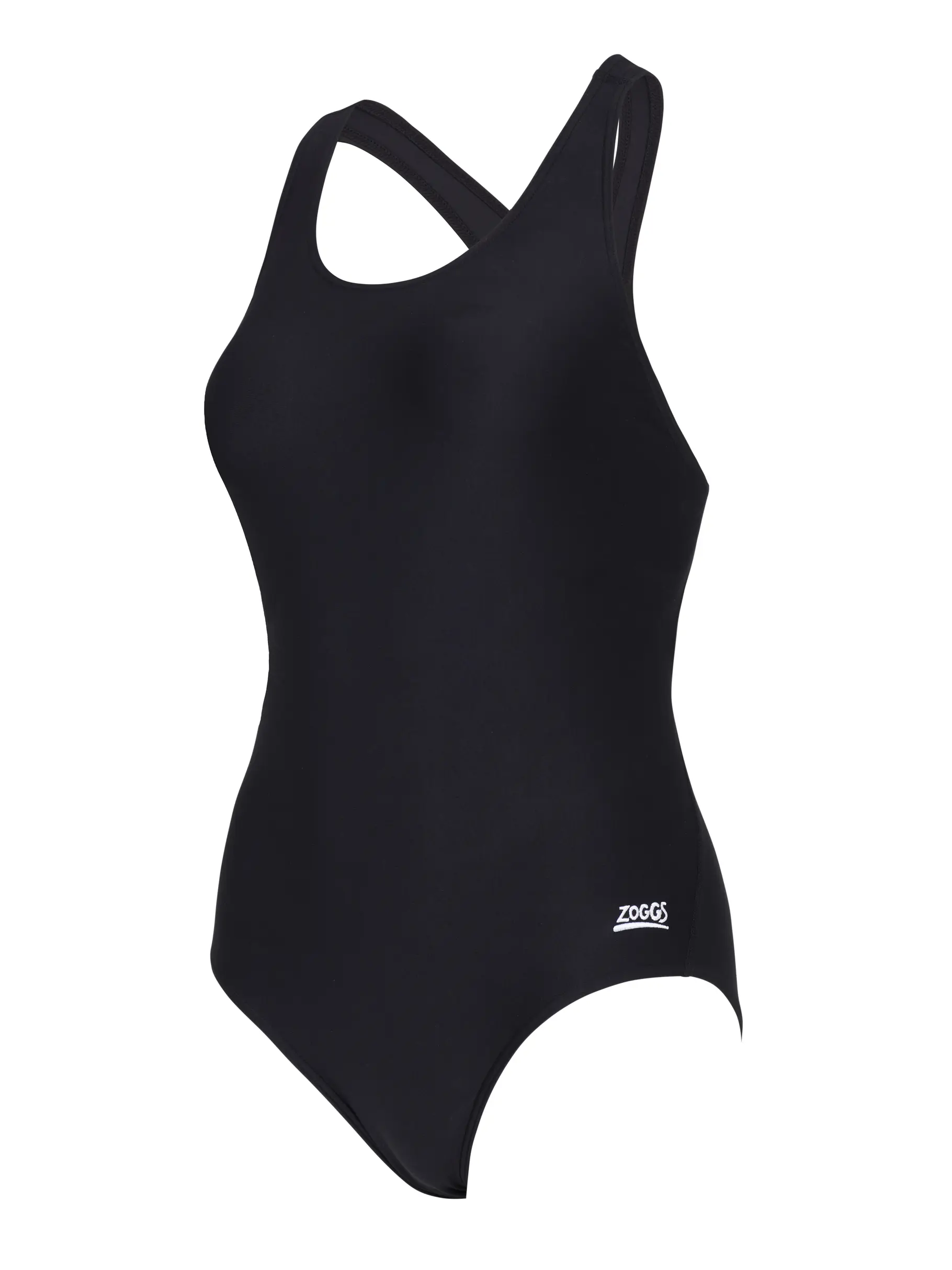 , view full size image of Front view of Product detail - Womens Cottesloe Flyback Swimsuit black