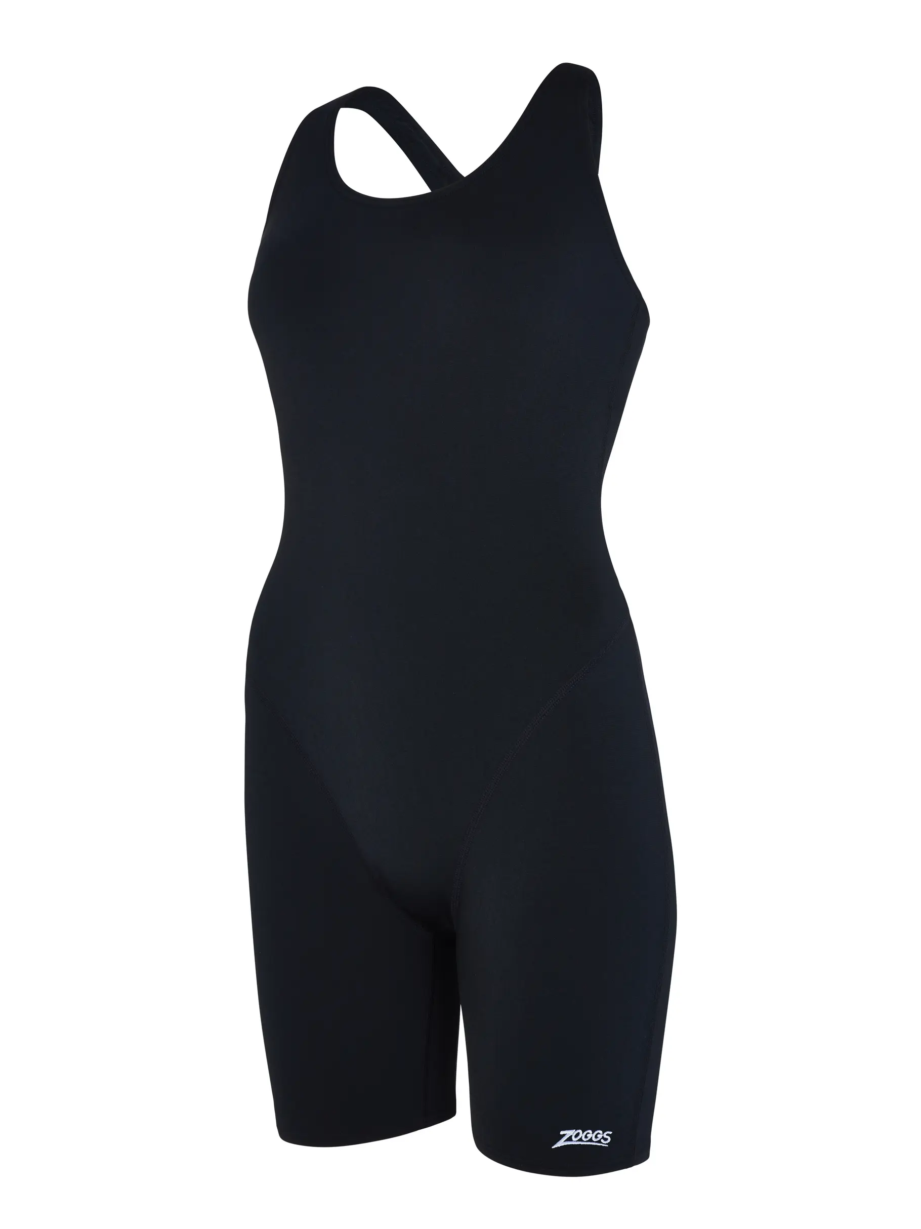 New, view full size image of Front view of Product detail - Womens Cottesloe Black One Piece Legsuit black
