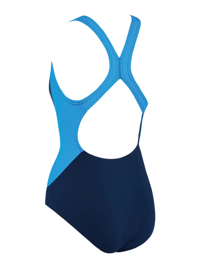 Out of Stock, Ver imagen de tamaño completo de Vista frontal de Product detail - Eaton Flyback One Piece Swimsuit navy/light blue