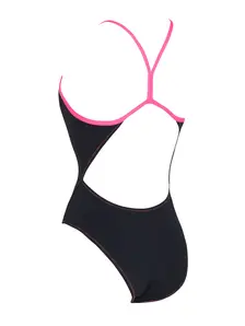 Display front view 7 of Product detail - Womens Blaze Skyback One Piece Swimsuit black/marsh green
