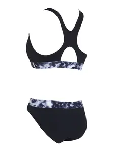Display front view 6 of Product detail - Marble Actionback 2 Piece swimsuit black