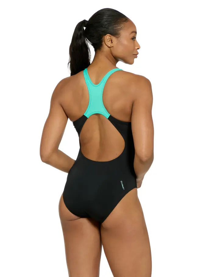 New, view full size image of Front view of Product detail - Womens Extender Powerback Swimsuit EXMN
