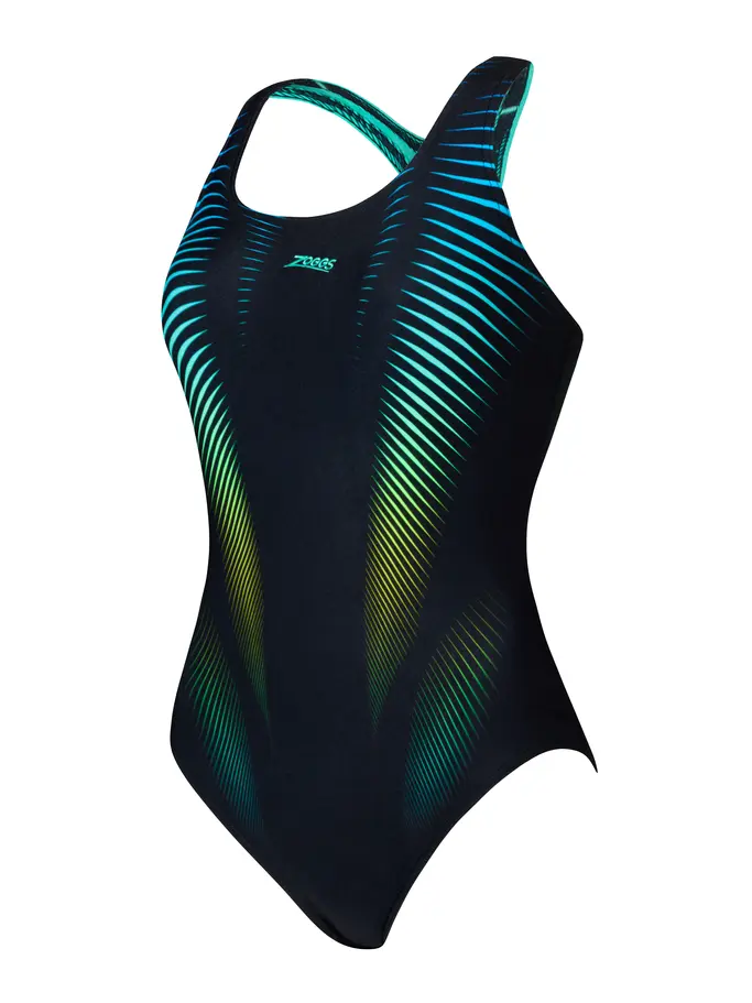 New, view full size image of Front view of Product detail - Womens Extender Powerback Swimsuit EXMN