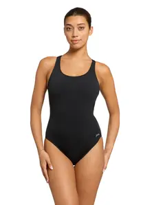 Display front view 1 of Product detail - Womens Freedom Powerback Swimsuit black