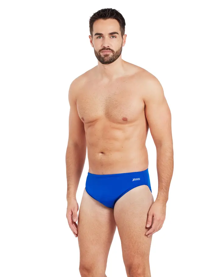 Out of Stock, view full size image of Front view of Product detail - Mens Cottesloe Racer royal