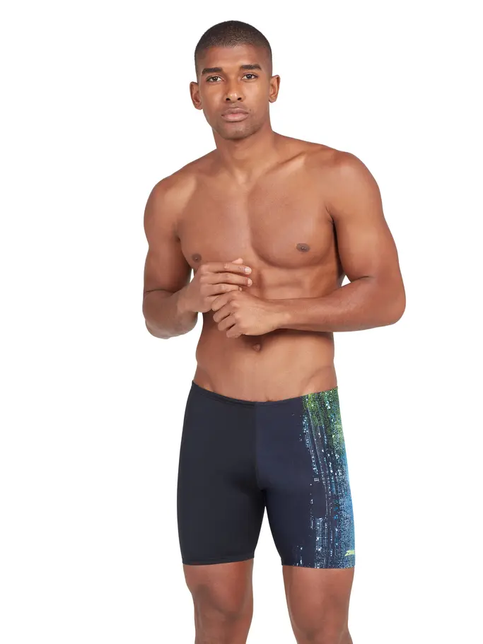 Grit Print Mid Jammer